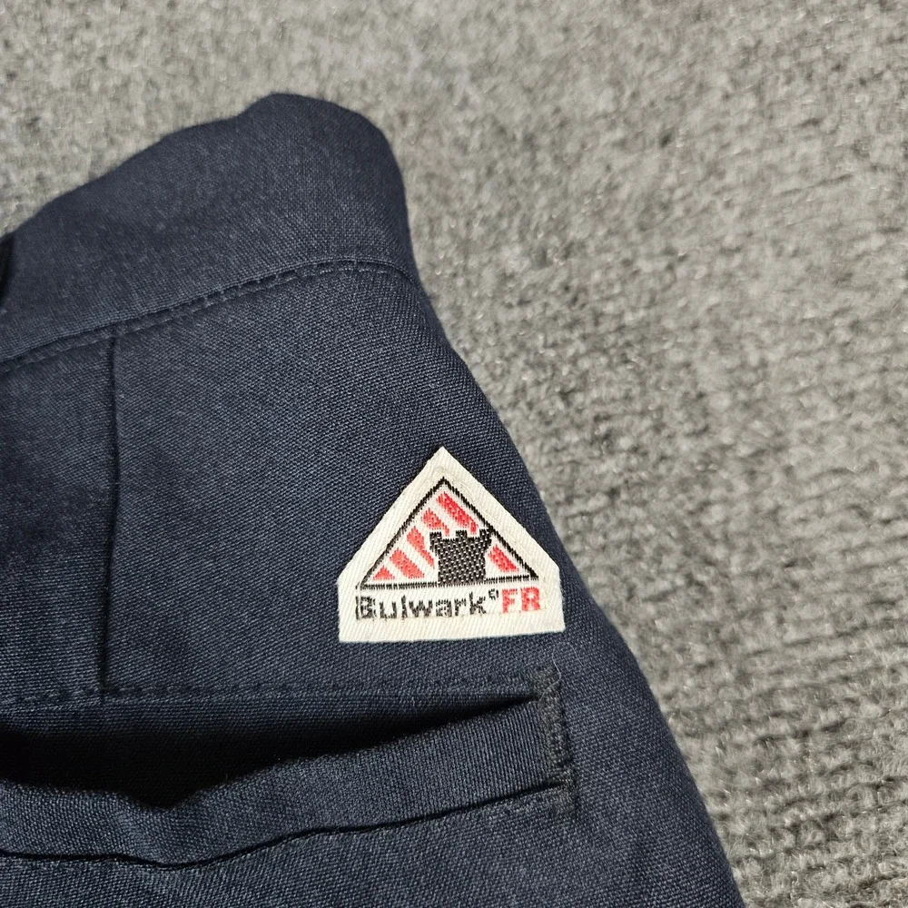 Bulwark FR Flame Resistant Navy Blue Nomex Work Pants Mens 40x29 4GMIBV50SM